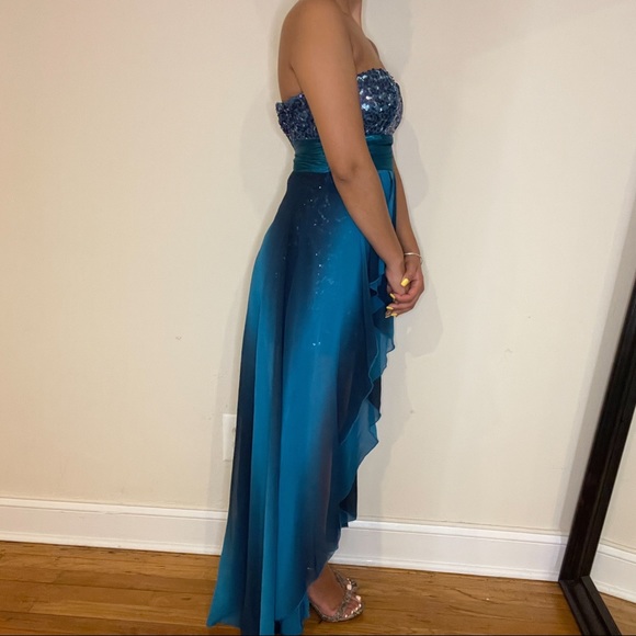 Sequin high-low dress - Picture 7 of 8